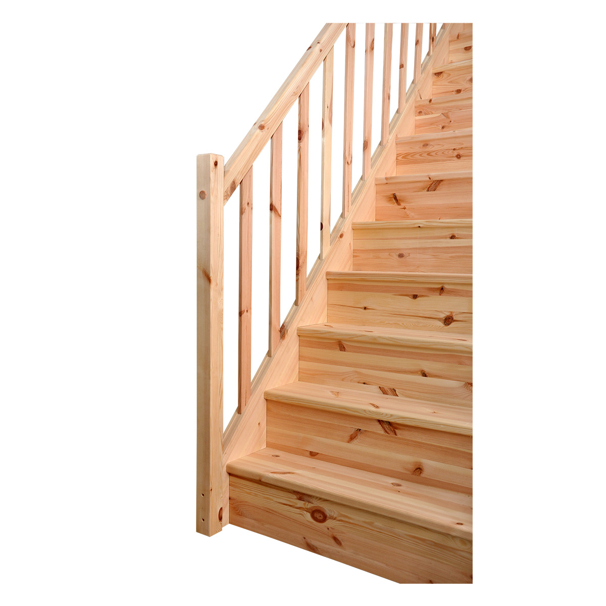 Mlynářské schody EXTRA d.300 x š.80cm borovice
